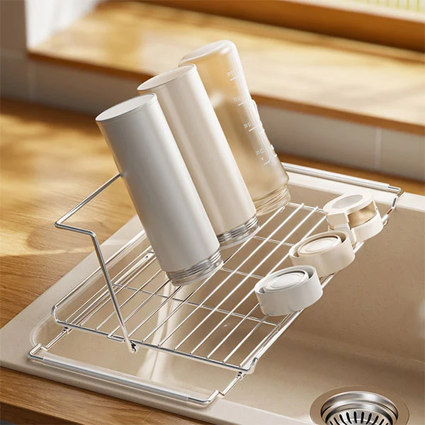 Multifunctional Stainless Steel Sink Draining Rack