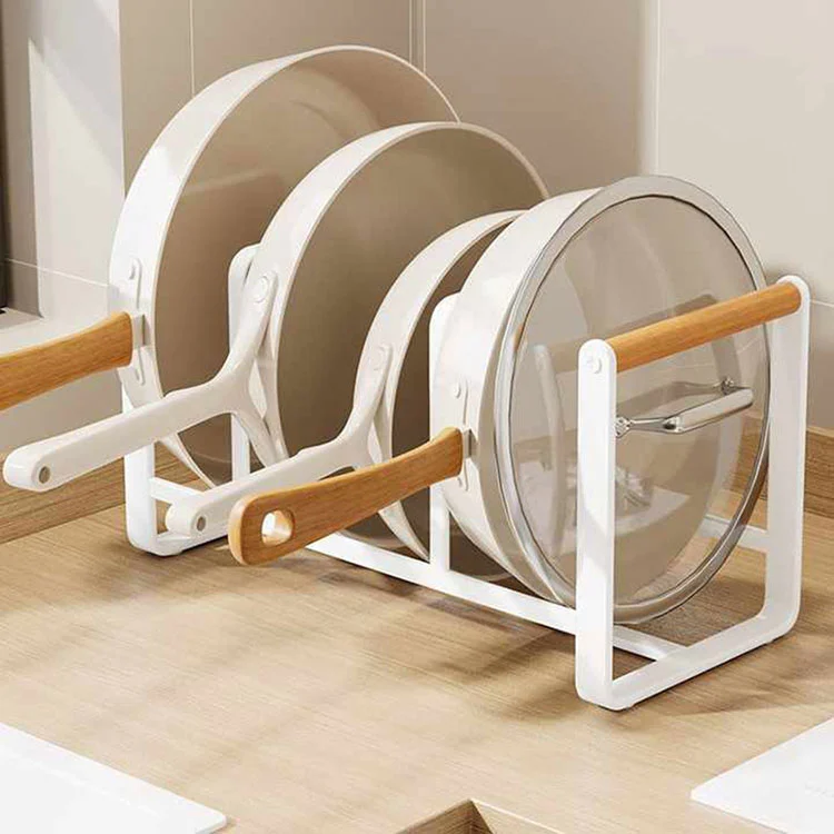 Metal Pot Lid Organizer Rack